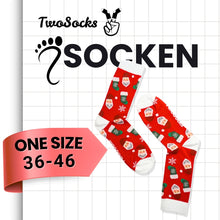 Laden Sie das Bild in den Galerie-Viewer, Weihnachtssocken rot