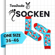 Laden Sie das Bild in den Galerie-Viewer, Weihnachtsmann blau