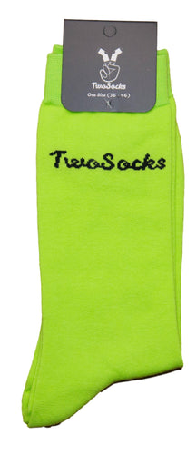 Retro Anzugsocken neon grün