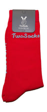 Laden Sie das Bild in den Galerie-Viewer, Retro Anzugsocken rot